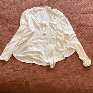 ILLA ILLA Cream Button-Up Blouse